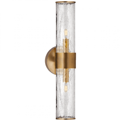 Visual Comfort Signature Liaison Bathroom Wall Sconce Antique-Burnished Brass