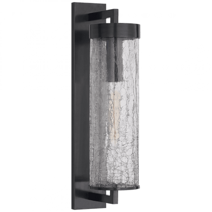 Visual Comfort Signature Liaison Bracketed Outdoor Wall Sconce Polished Nickel