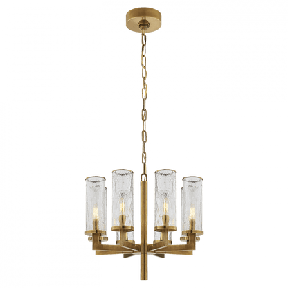 Visual Comfort Signature Liaison Single Tier Chandelier Polished Nickel