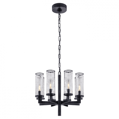 Visual Comfort Signature Liaison Single Tier Chandelier Antique-Burnished Brass
