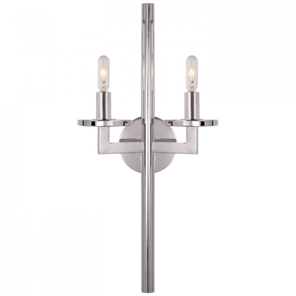 Visual Comfort Signature Liaison Double Wall Sconce Bronze