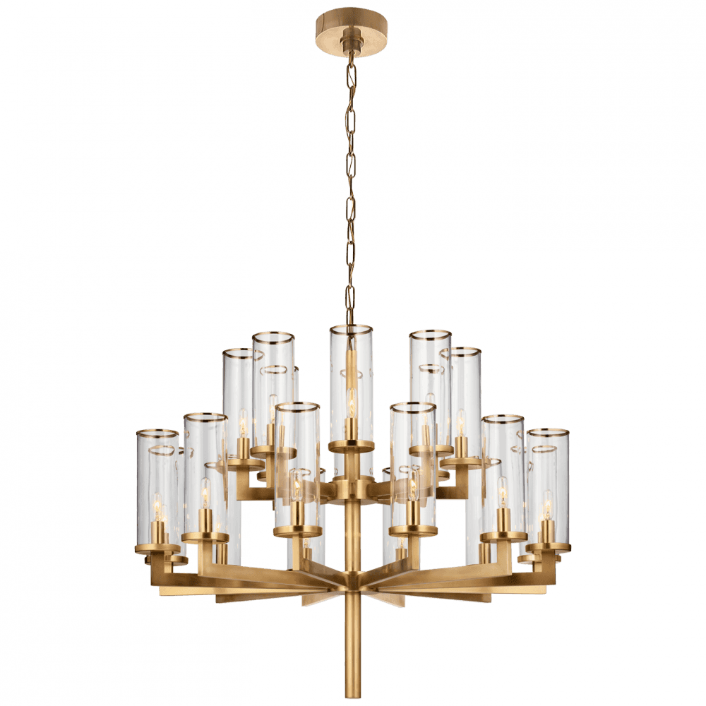 Visual Comfort Signature Liaison Chandelier Bronze