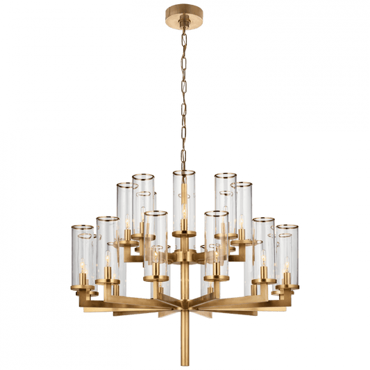 Visual Comfort Signature Liaison Chandelier Bronze