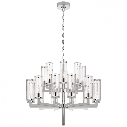 Visual Comfort Signature Liaison Chandelier Polished Nickel