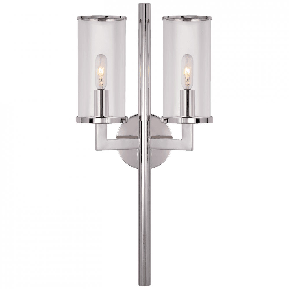Visual Comfort Signature Liaison Wall Sconce Polished Nickel
