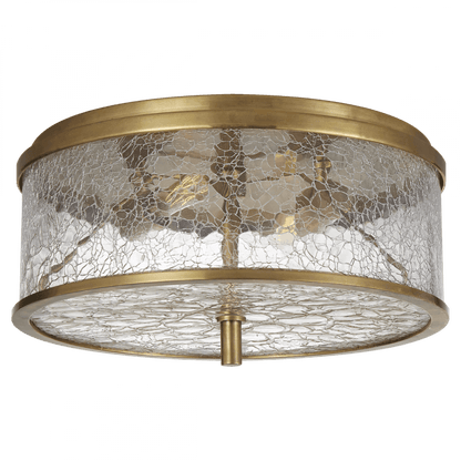 Visual Comfort Signature Liaison Flush Mount Antique-Burnished Brass