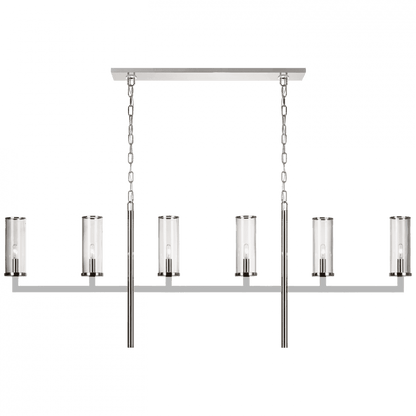 Visual Comfort Signature Liaison Linear Chandelier Bronze