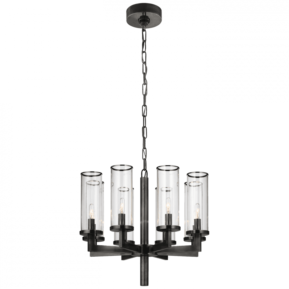 Visual Comfort Signature Liaison Chandelier Antique-Burnished Brass