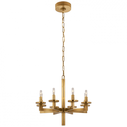 Visual Comfort Signature Liaison Single Tier Chandelier Bronze