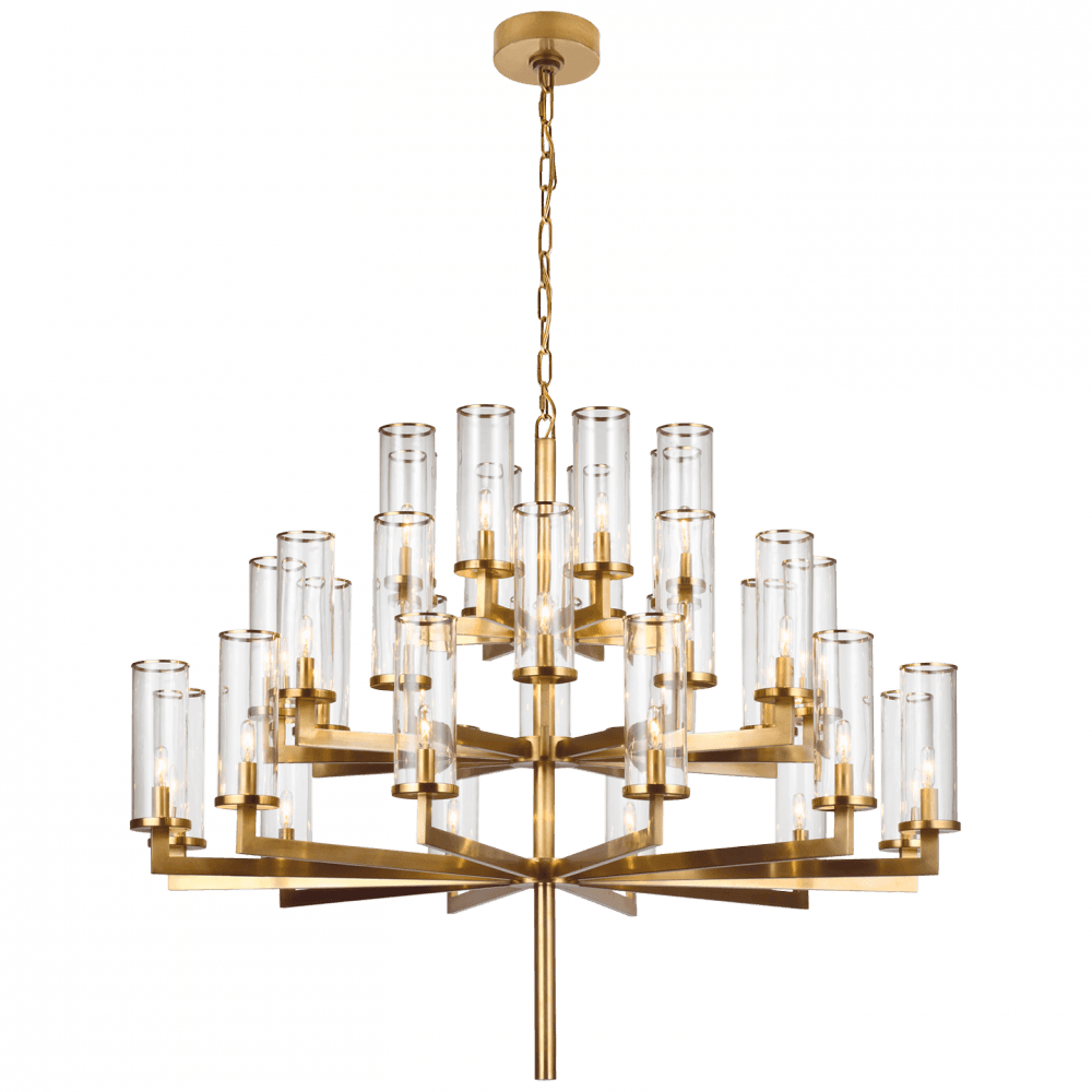 Visual Comfort Signature Liaison Chandelier Bronze