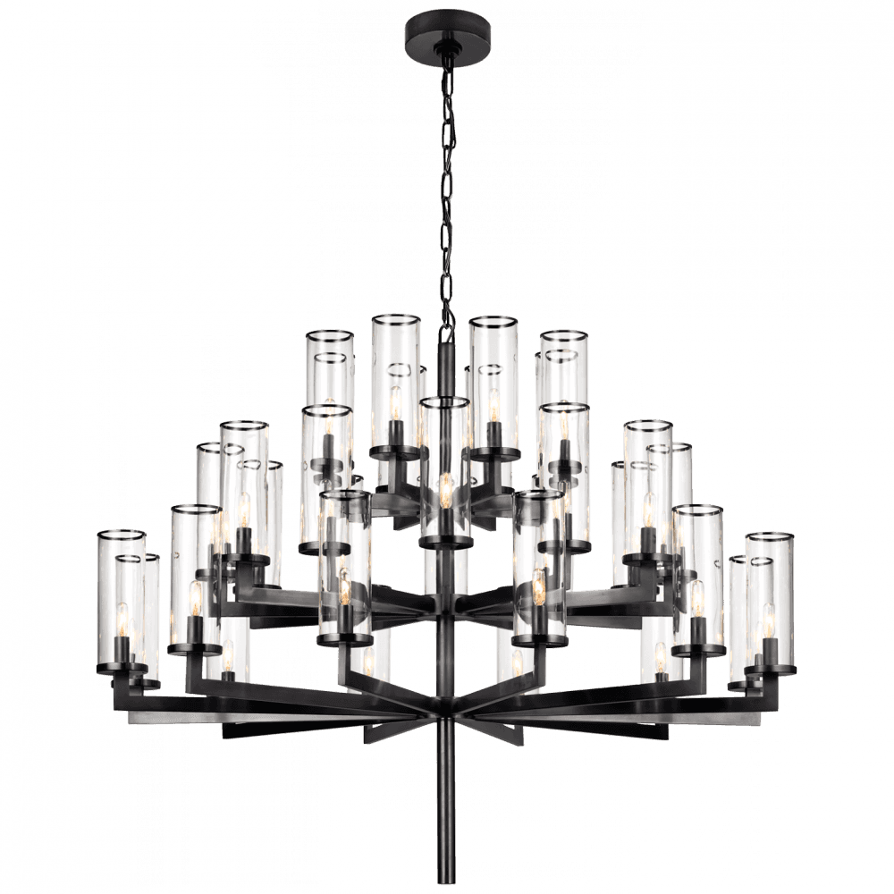 Visual Comfort Signature Liaison Chandelier Polished Nickel