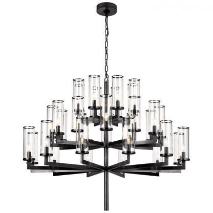 Visual Comfort Signature Liaison Chandelier Polished Nickel