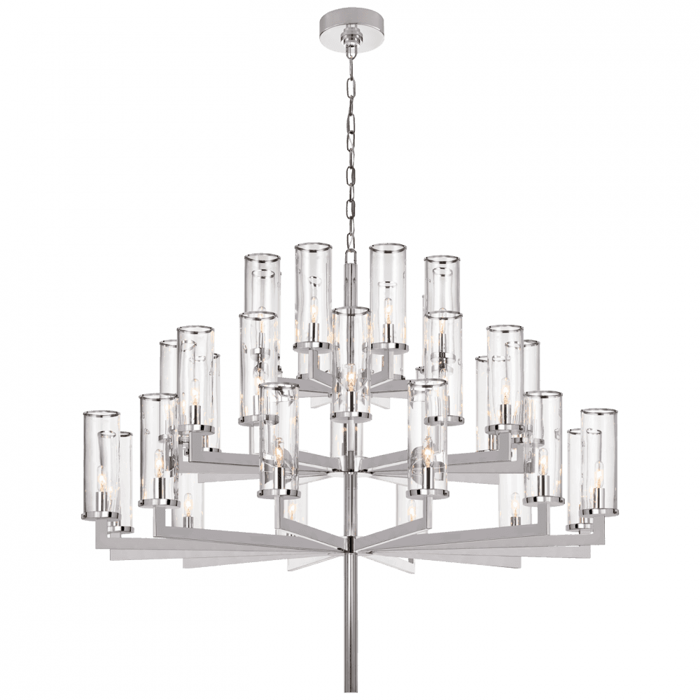 Visual Comfort Signature Liaison Chandelier Antique-Burnished Brass