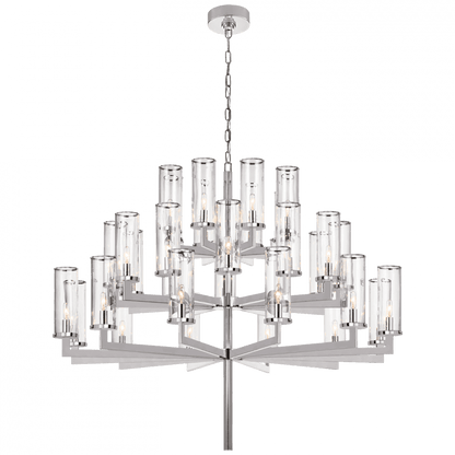 Visual Comfort Signature Liaison Chandelier Antique-Burnished Brass