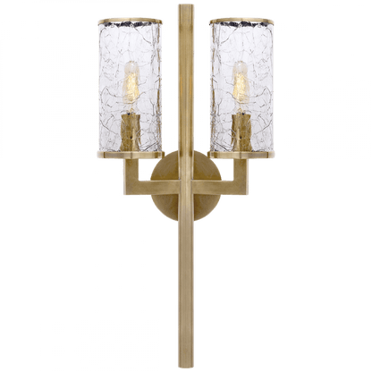 Visual Comfort Signature Liaison Double Sconce Bronze
