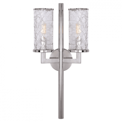 Visual Comfort Signature Liaison Double Sconce Antique-Burnished Brass
