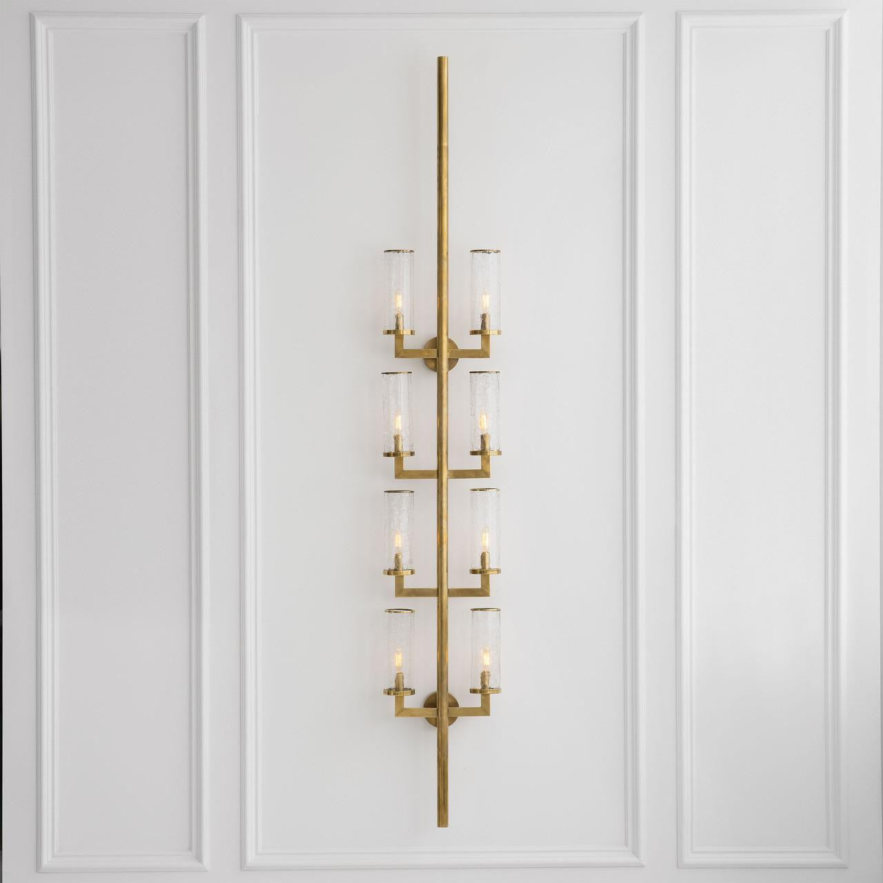 Visual Comfort Signature Liaison Statement Sconce Antique-Burnished Brass