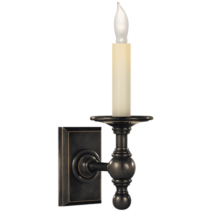 Visual Comfort Signature Library Classic Wall Sconce Hand-Rubbed Antique Brass