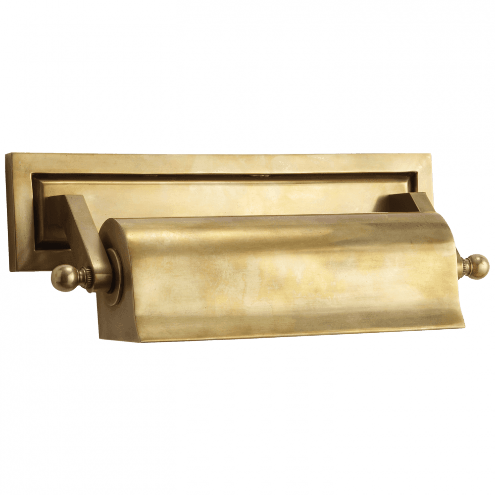 Visual Comfort Signature Library Picture Light Hand-Rubbed Antique Brass