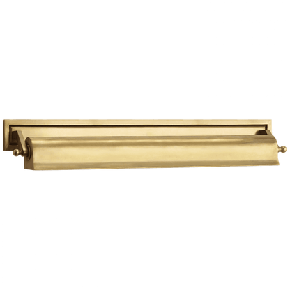 Visual Comfort Signature Library Picture Light Hand-Rubbed Antique Brass