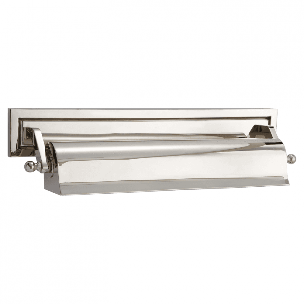 Visual Comfort Signature Library Picture Light Polished Nickel
