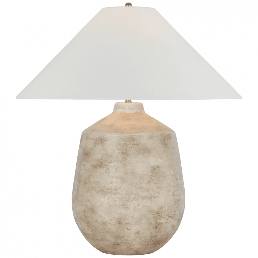 Visual Comfort Signature Lillis Large Table Lamp Waxed Bisque Ceramic