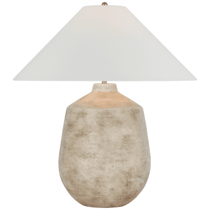 Visual Comfort Signature Lillis Large Table Lamp Waxed Bisque Ceramic