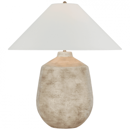 Visual Comfort Signature Lillis Large Table Lamp Waxed Bisque Ceramic