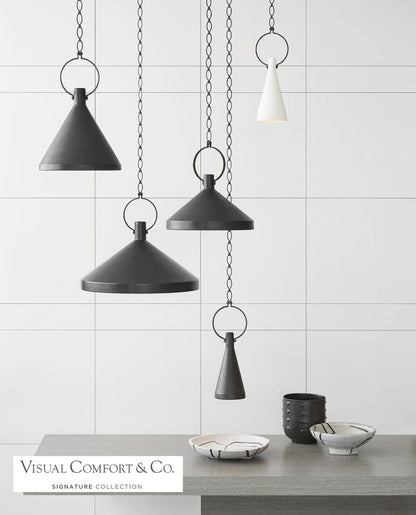 Visual Comfort Signature Limoges Pendant Natural Rust