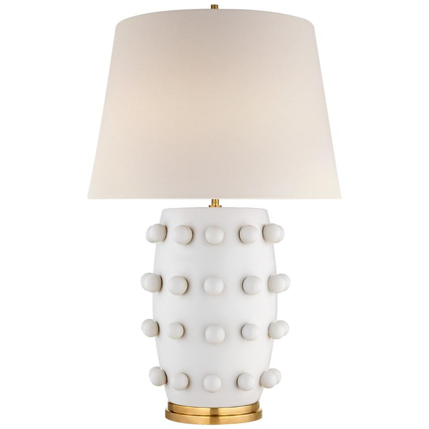 Visual Comfort & Co. Signature Collection Linden Medium Cordless Table Lamp, Visual Comfort & Co. Signature Collection KW 3031PW-L-CL N1Y54