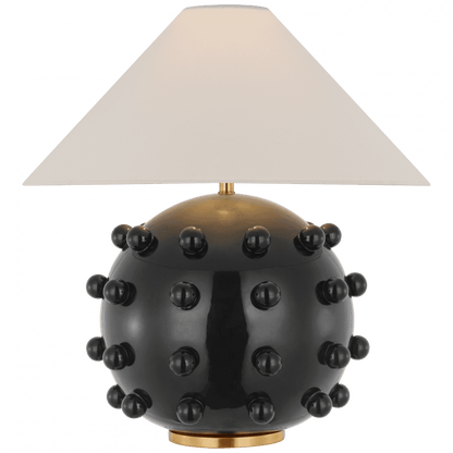 Visual Comfort Signature Linden Medium Table Lamp Black