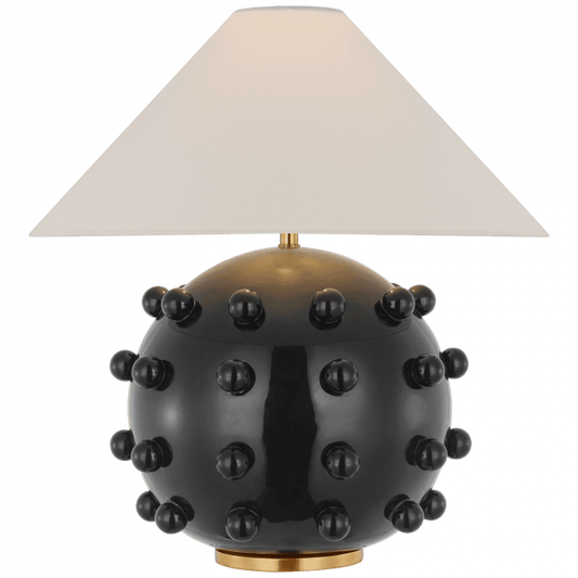 Visual Comfort Signature Linden Medium Table Lamp Black
