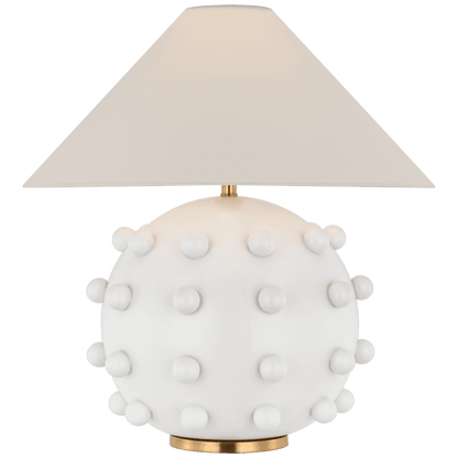 Visual Comfort Signature Linden Medium Table Lamp Plaster White