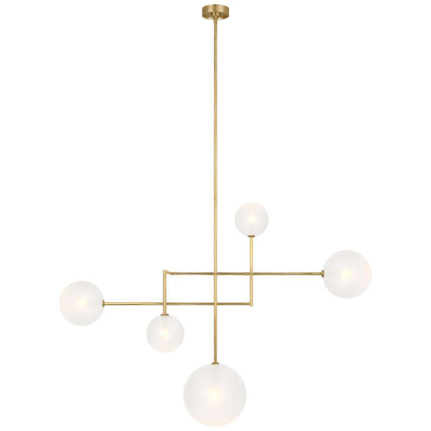 Visual Comfort Signature Linnea 57 Hand-Rubbed Antique Brass