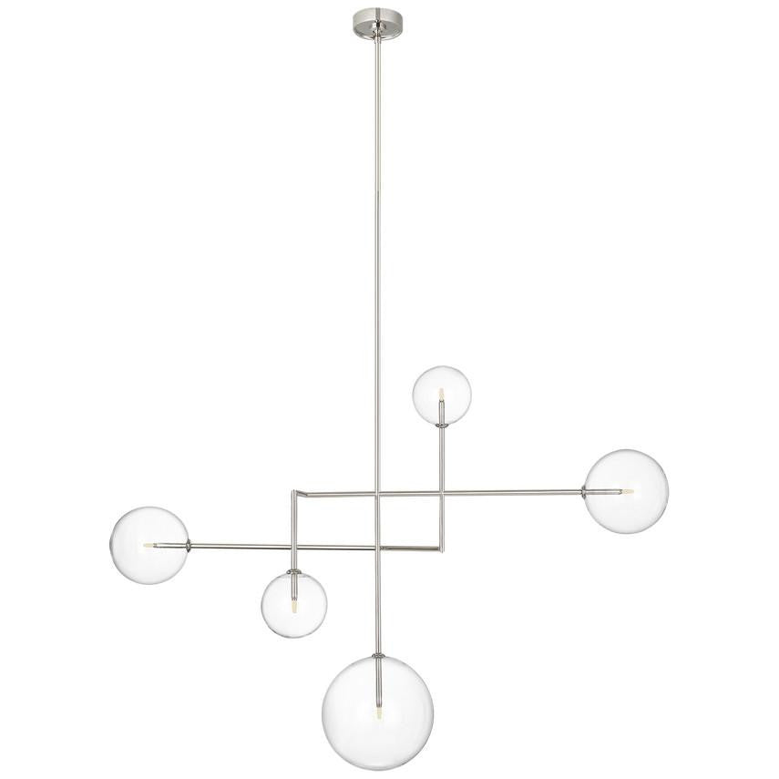 Visual Comfort Signature Linnea 57 Polished Nickel
