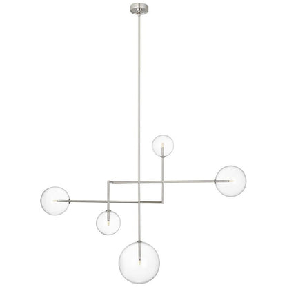 Visual Comfort Signature Linnea 57 Polished Nickel