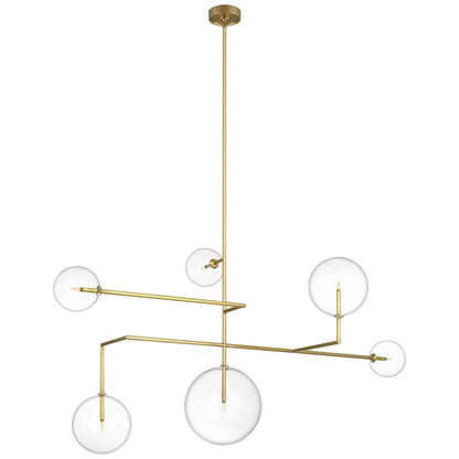 Visual Comfort Signature Linnea 59 Hand-Rubbed Antique Brass