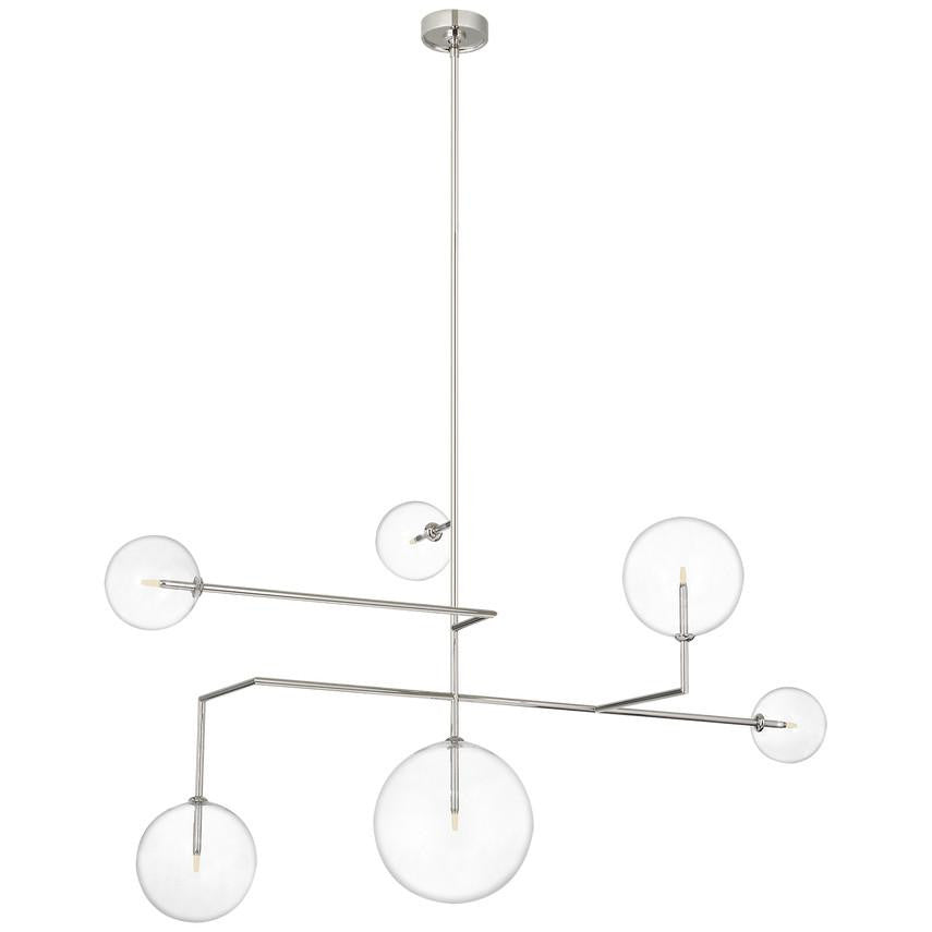 Visual Comfort Signature Linnea 59 Polished Nickel