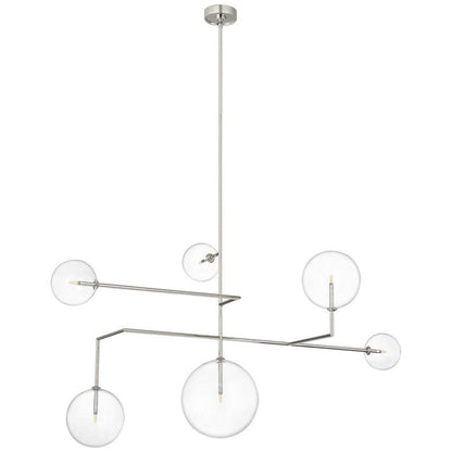 Visual Comfort Signature Linnea 59 Polished Nickel