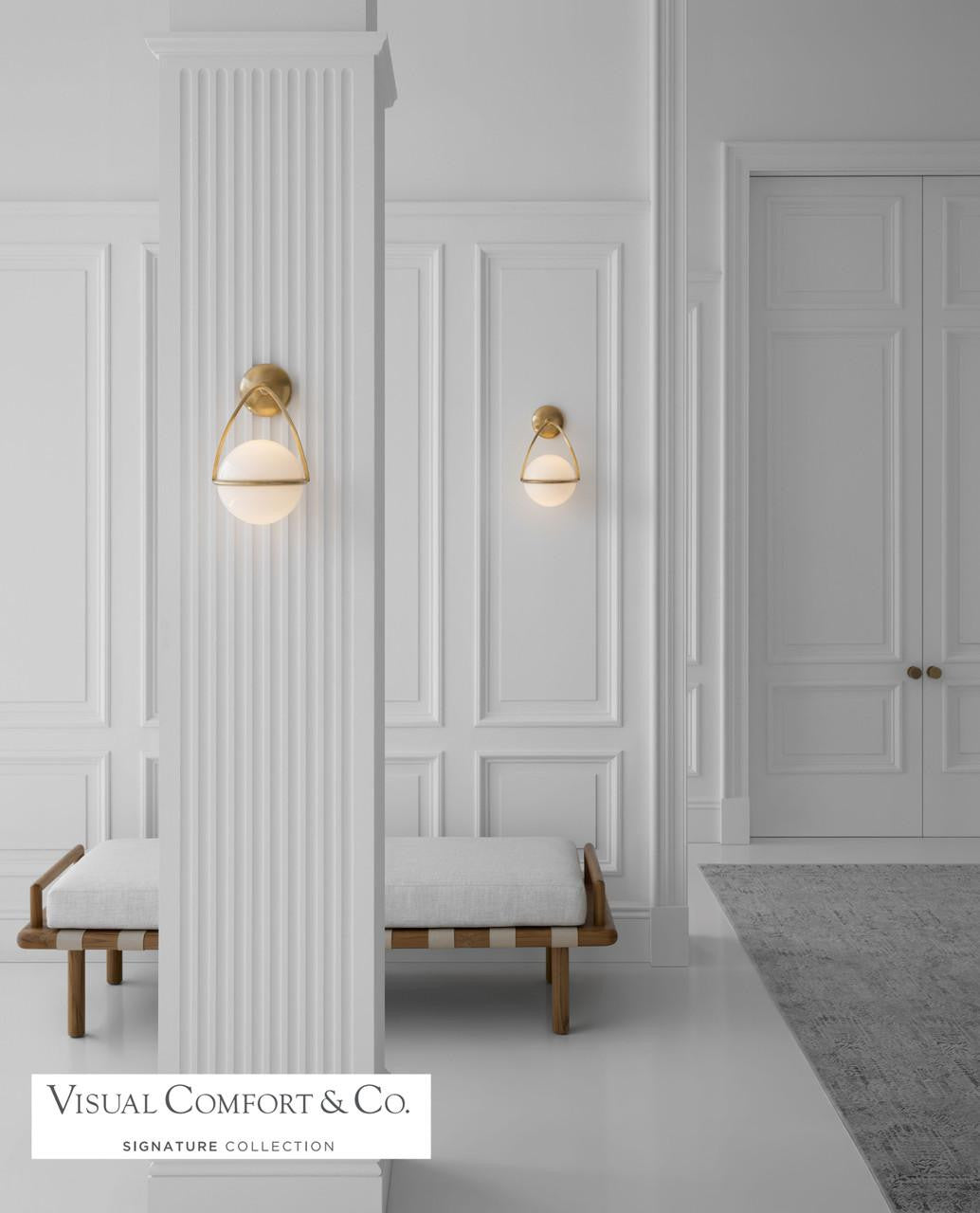 Visual Comfort Signature Lisette Wall Sconce Polished Nickel