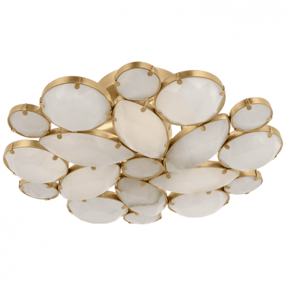 Visual Comfort Signature Lloyd Flush Mount Polished Nickel