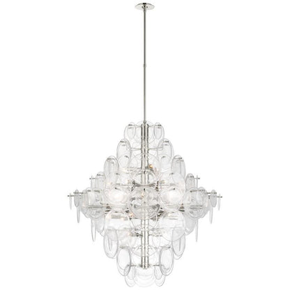 Visual Comfort Signature Loire 44 Polished Nickel