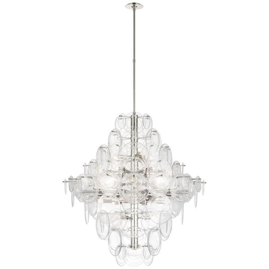 Visual Comfort Signature Loire 44 Polished Nickel