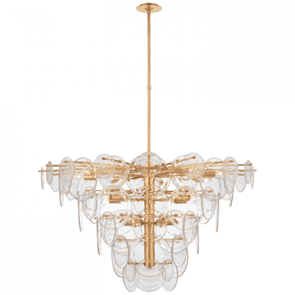Visual Comfort Signature Loire Extra Large Chandelier Gild