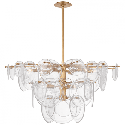 Visual Comfort Signature Loire Chandelier Gild