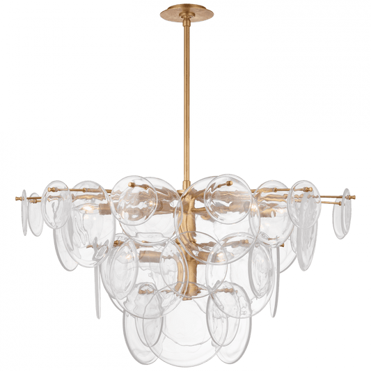 Visual Comfort Signature Loire Chandelier Gild