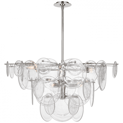 Visual Comfort Signature Loire Large Chandelier Gild