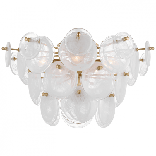 Visual Comfort Signature Loire Large Tiered Flush Mount Gild