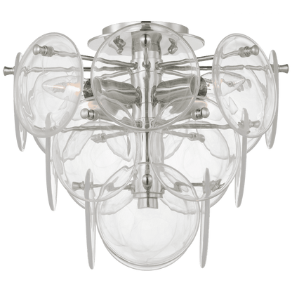 Visual Comfort Signature Loire Flush Mount Polished Nickel