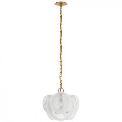 Visual Comfort & Co. Signature Collection Loire Petite Chandelier, 3-Light, Gild, 15.5"W (ARN 5453G-WSG CQ2QX)